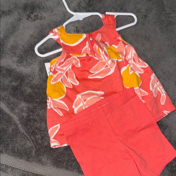 Carter's Coral and Yellow Floral Dress - Picture 4 of 4